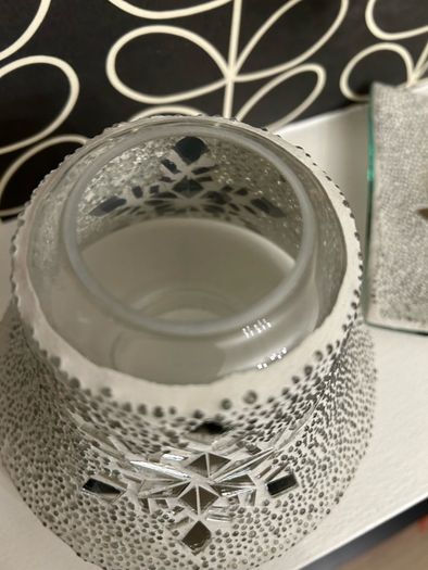 Yankee candle topper & plate