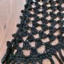Hand kneated- black scarf Image 3