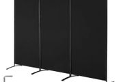 Room Divider 3 Panels Room Divider, Folding Privacy Screen and Portable