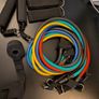 Deprogun Resistance Bands Set 150lbs Home Gym Fitness Workout Kit New Image 5