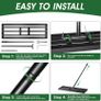 Lawn Leveling Rake Level Your Lawn 3X Faster, Perfect Weight Balance, Heavy Duty Gardening Tools with Adjustable Handle, Not Too Heavy, Not Too Small,Easy Soil & Sand Spreading for Garden Yard Golf Image 3