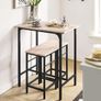 Bar table and 2 stools  3 pc set  dining table two stools FREE DELIVERY Image 2