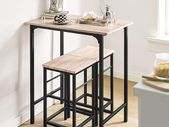 Bar table and 2 stools  3 pc set  dining table two stools FREE DELIVERY