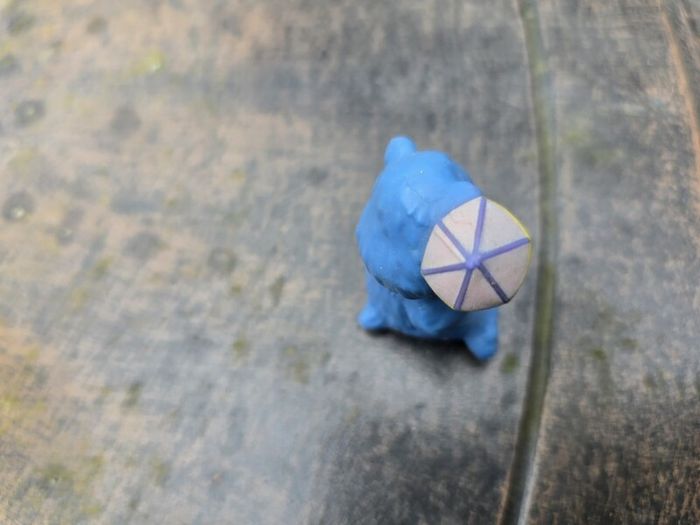 Grumpy Carebear Mini Figure 1983-1984 Kenner A.G.C.