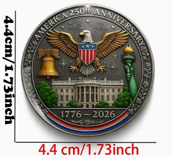 Plastic Pins / Badges for The 250Th Anniversary in 2026. New.