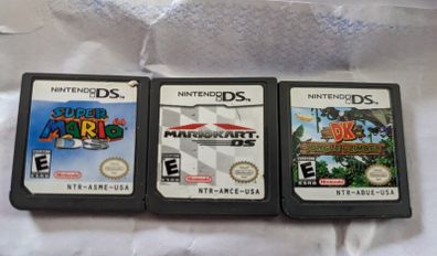 Mario Donkey Kong Nintendo DS bundle (3 games/ free postage)