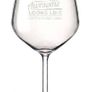 Personalised 40th Birthday Wine Glass Image 2