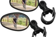 2PCS Bicycle Rearview Mirror 360 Degree Adjustable Rotatable Universal Cycling Handlebar Rear View Mirrors for MTB Road Bike