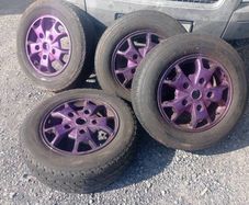 tyres + rims transit 215/75r16