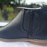 New Tags Fab Black Chelsea Zip Ankle Boots Girl/Boy Image 8