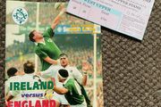 Very Rare 1995 Ireland v England - Five Nations Championship Programme + Match Ticket