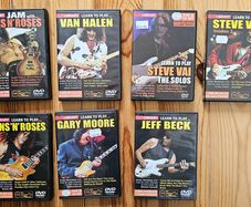 Guitar Instructional DVDs priced individually