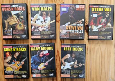 Guitar Instructional DVDs priced individually