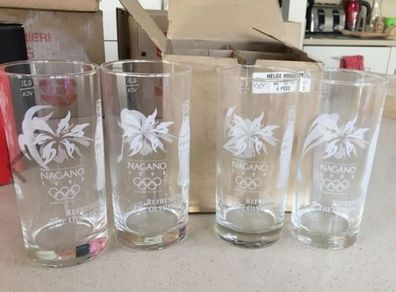 Coca Cola 1998 Olympics Nagano glasses