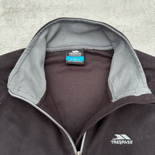 Black Trespass Half Zip Fleece