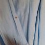 Sky Blue 100% Cotton Shirt , Size 16 , Perfect Condition Image 4