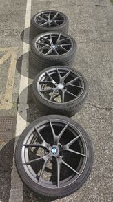 BMW Style 763M 20" staggered alloys with TPMS sensors