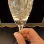 Superb set of 6 wine glasses High quality 24%lead crystal, similar to Waterford Image 4