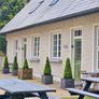 Large Garden Table and Seats for Sale Image 3