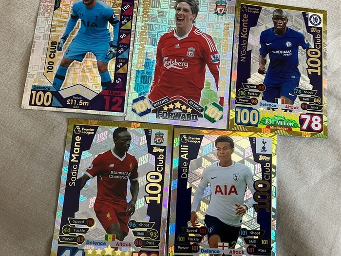 match Attax 100 club cards