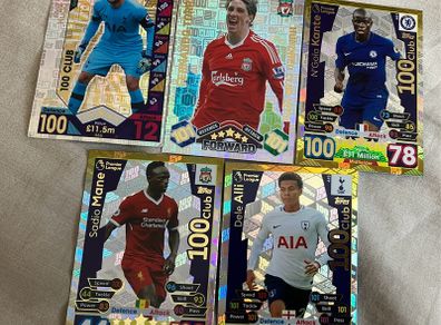match Attax 100 club cards