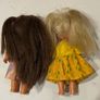 SIMBA Doll 2 x Rare 11cm Vintage Simba figures for dressing Blonde and Brunette Image 2