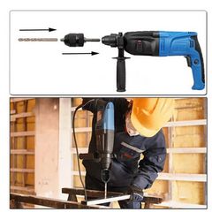 0.8-10mm Keyless Drill Chuck Metal Heavy Duty Self-tighten 1/2-20UNF Keyless Chuck Drill Bit Adapter Hardware Tool Impact Driver