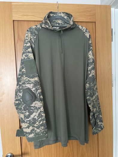 Military Camo zip Pullover Size XXL