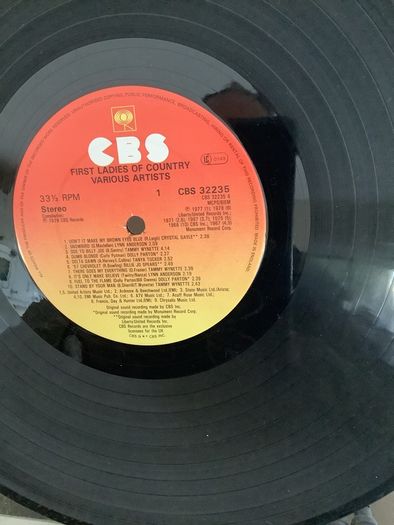 First Ladies of. Country in Excellent condition 1980