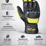Premium Genuine Leather Motorcycle Gloves Racing & Touring Gloves Image 10