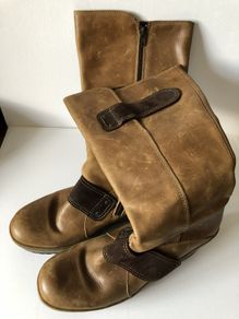Fly London leather boots size 6