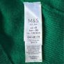 Marks and Spencer emerald green pure cashmere cardigan size 8 Image 4