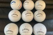 (9) Callaway triple track ChromeTour golf balls