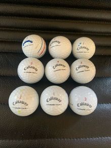 (9) Callaway triple track ChromeTour golf balls