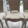Cream Rustic Dining table and chairs Image 5