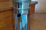 Antique French coffee pot make Menesa chrome