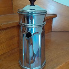 Antique French coffee pot make Menesa chrome