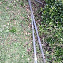 Clothes line pole