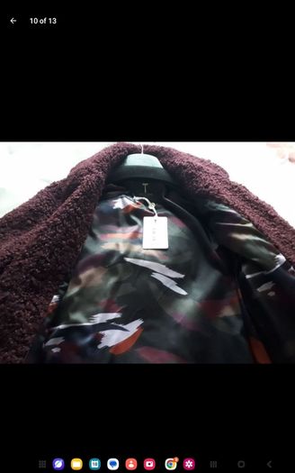 Ted Baker - Nabeli Coat - Deep Burgundy - UK 8 to 10 - BNWT RRP 430