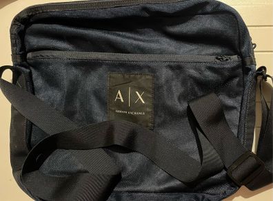 armani exchange laptop travel gym bag shoulder