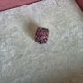 Pandora  honeysuckle pink shimmering droplet charm very good condition Image 2