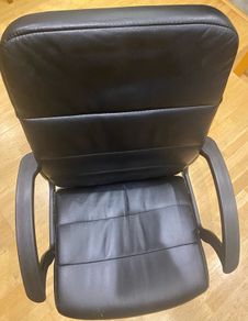 Black Office Swivel Height Adjustable Chair