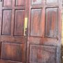 2 pairs of large mahogany double doors Image 2