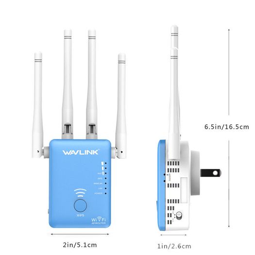 Wavlink AC1200 Dual Band (2.4GHz/5GHz) 3-IN-1 WIFI Router/Range Extender & Signal Booster  - UK Plug (Brand New/Warranty)