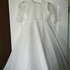 communion dress, with custom made big bow on the back