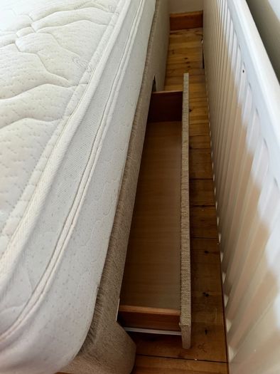 King Koil Superking Bed with drawers and headboard