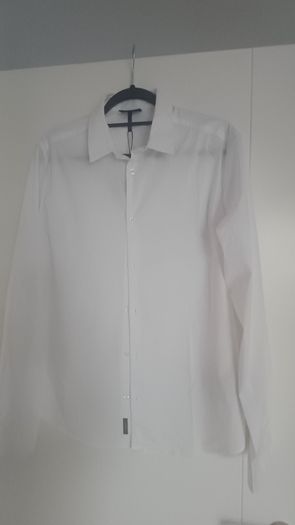 New Armani jeans white shirt