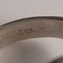 Vintage Children of Lir swan sterling silver ring size L Image 6