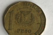 1991 Dominican Republic coin 1 Peso