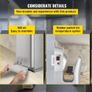 Jet Hand Dryer, Premium Electric Commercial Blade Hand Dryer, ABS Air Dryer Hand with HEPA Filtration Wall Mount Hand Dryer, 2000W 220V Image 6